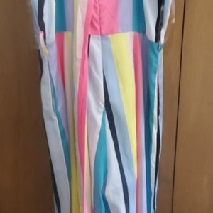 NWT Colorful Boutique Jumpsuit Medium